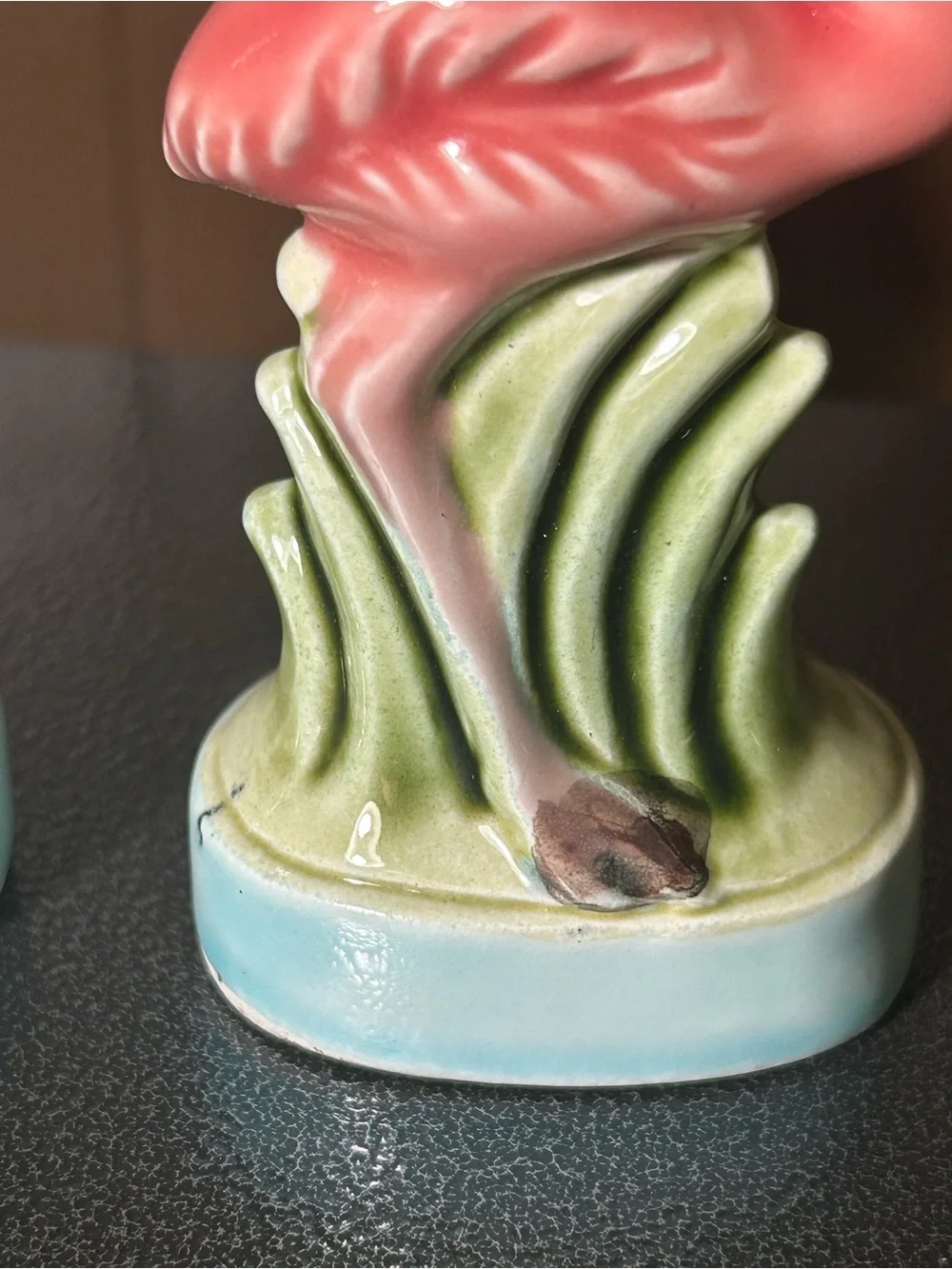 Florida Pink Flamingo Salt and Pepper Shakers - Ceramic Home Accent